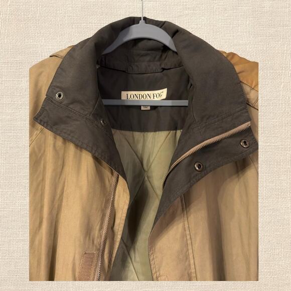 Tan/Brown London Fog Coat - Picture 2 of 8